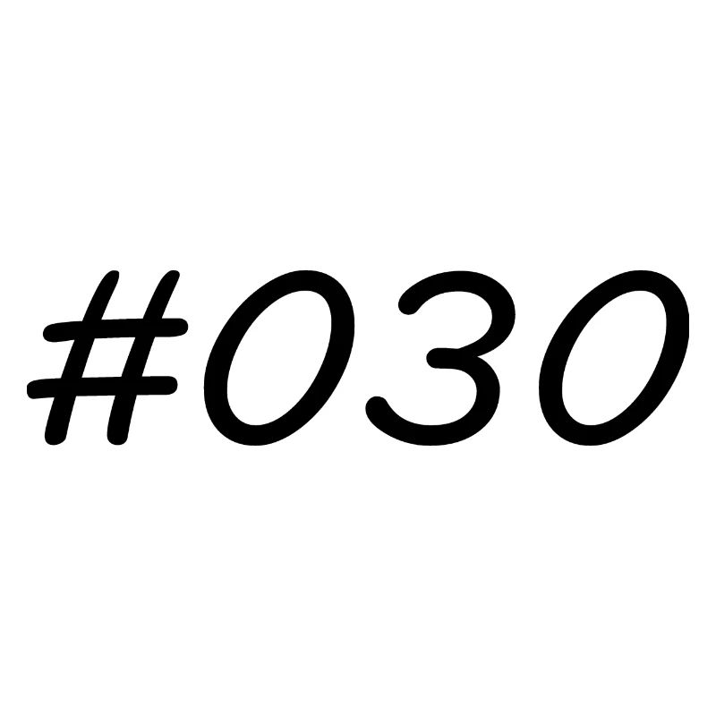 #030 - Hashtag 030 - Area code Berlin - Capital