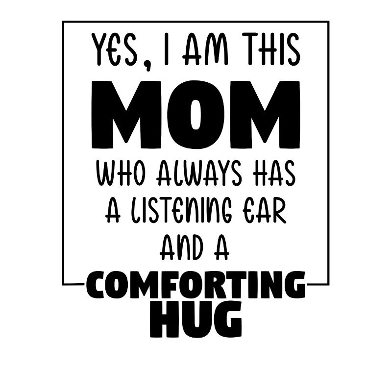 I Am This Mom A Listening Ear Muttertag Geschenk