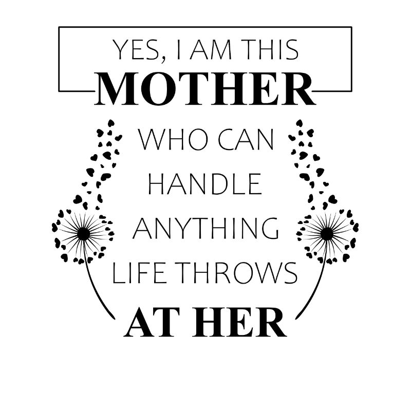 I Am This Mother Handle Anything Mama Geschenk