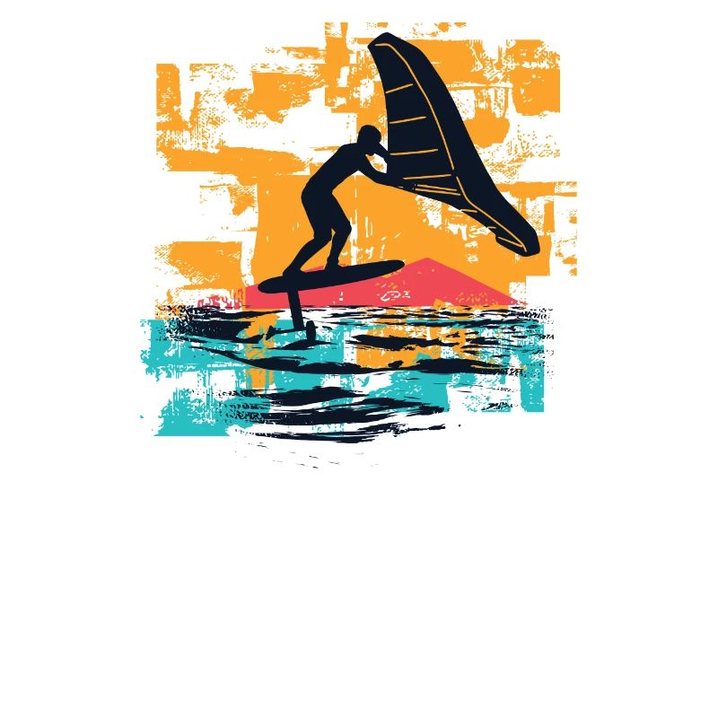 Wingfoil-Surfer Wingfoiling Hydrofoil Kitefoil