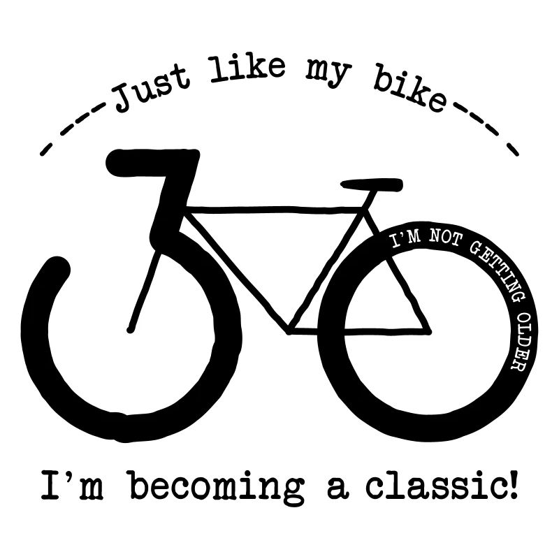 Tout comme mon vélo, je deviens un classique!