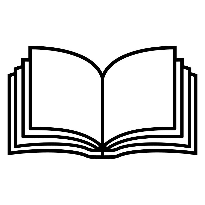 Novel Open Book Pages
