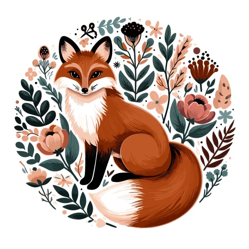 Cottagecore Aesthetics Fox Botany