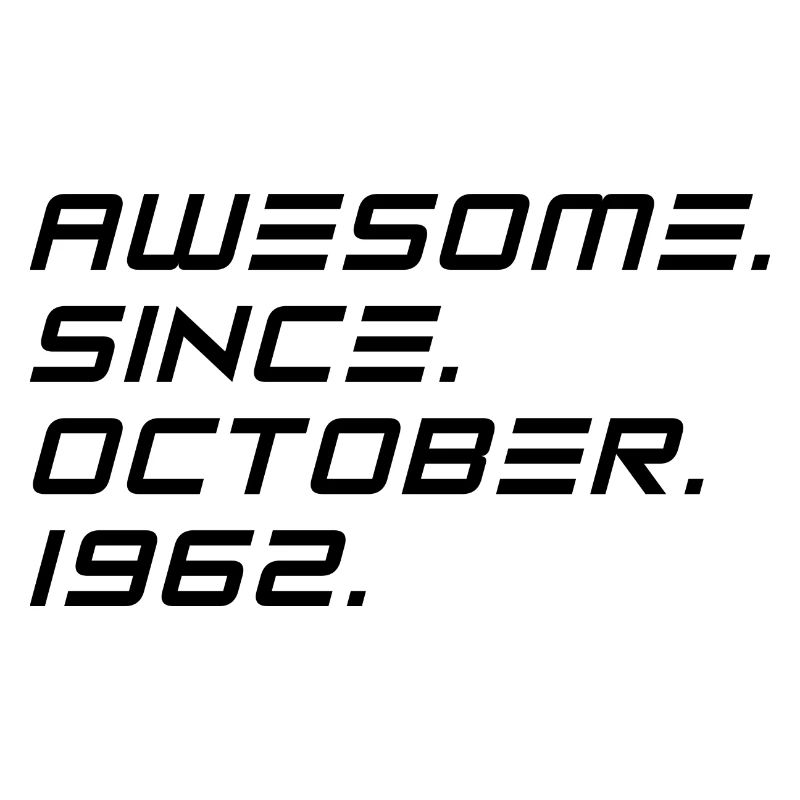 October 1962 - 60th birthday gift. Legend.