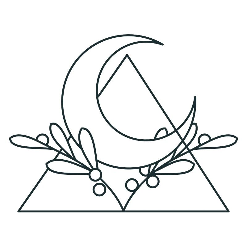triangle croissant de lune