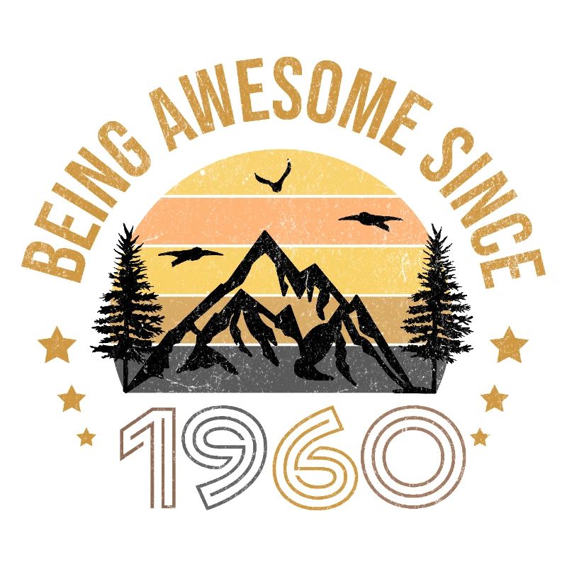 Being Awesome Since 1960 - Geschenkidee