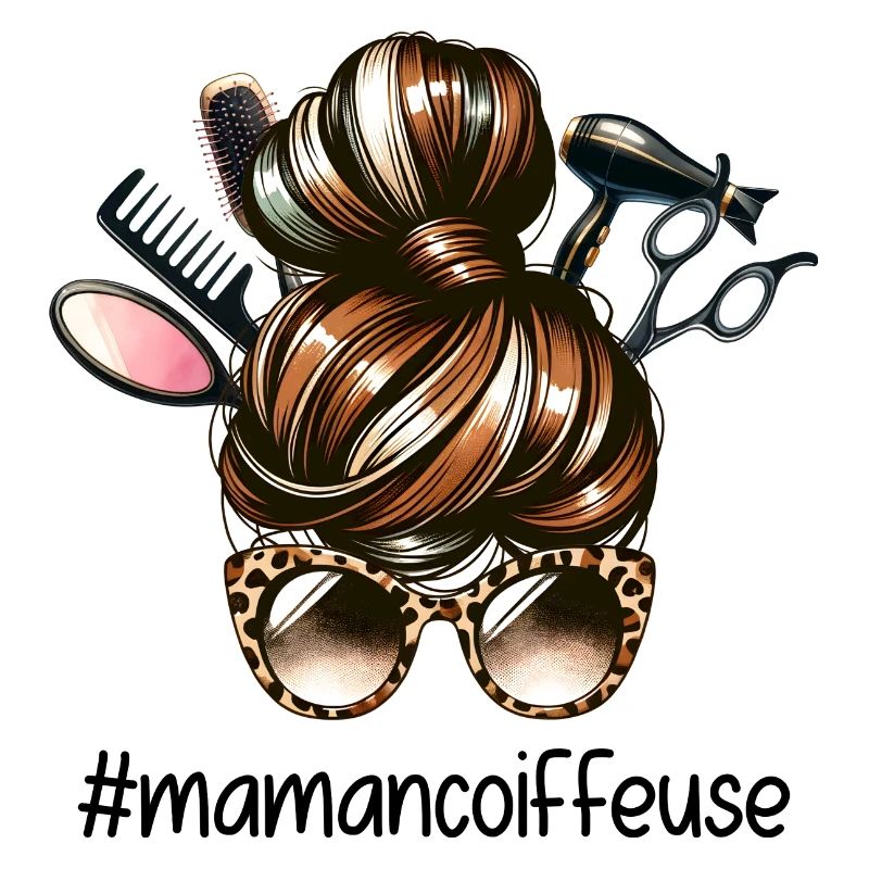 Chignon Mère Coiffeuse Super Maman Coiffeuse