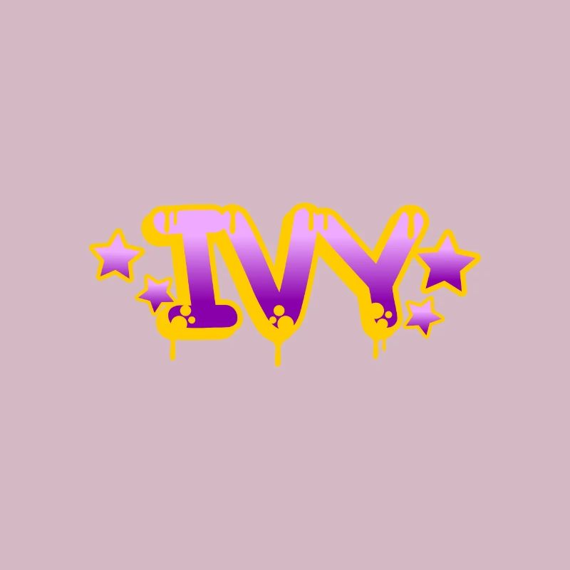 Graffiti Name Ivy