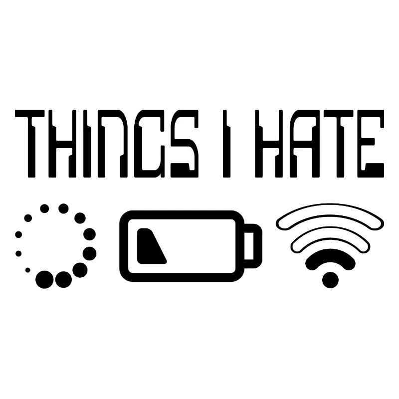 Things I Hate Programmer Outfit Gamer Fun Gift