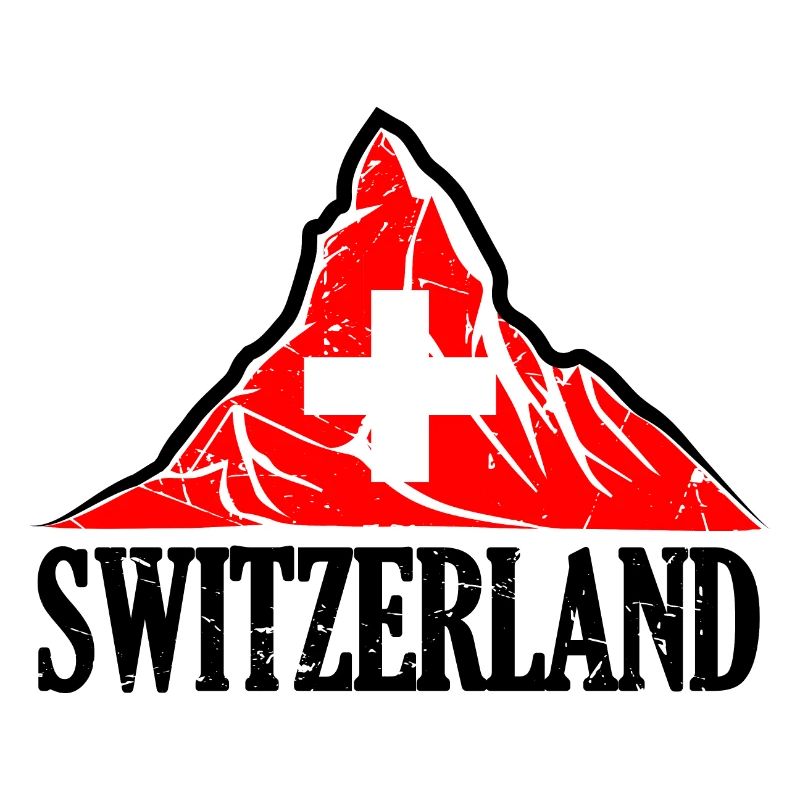Suisse Cervin - Drapeau suisse
