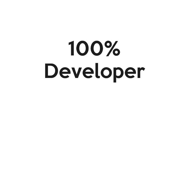 100% Developer