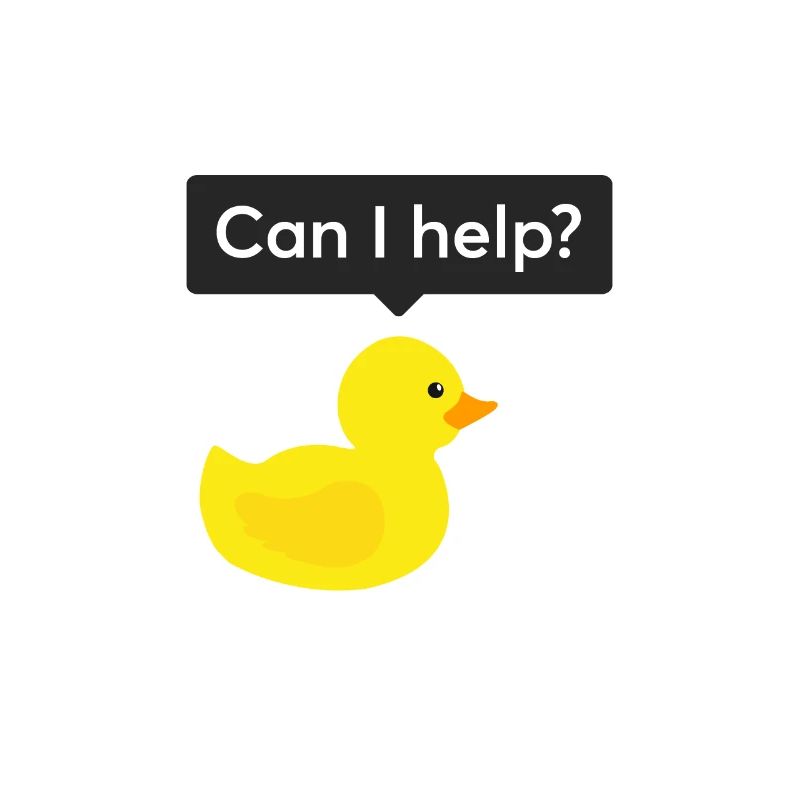 Programmer rubber duck debugging