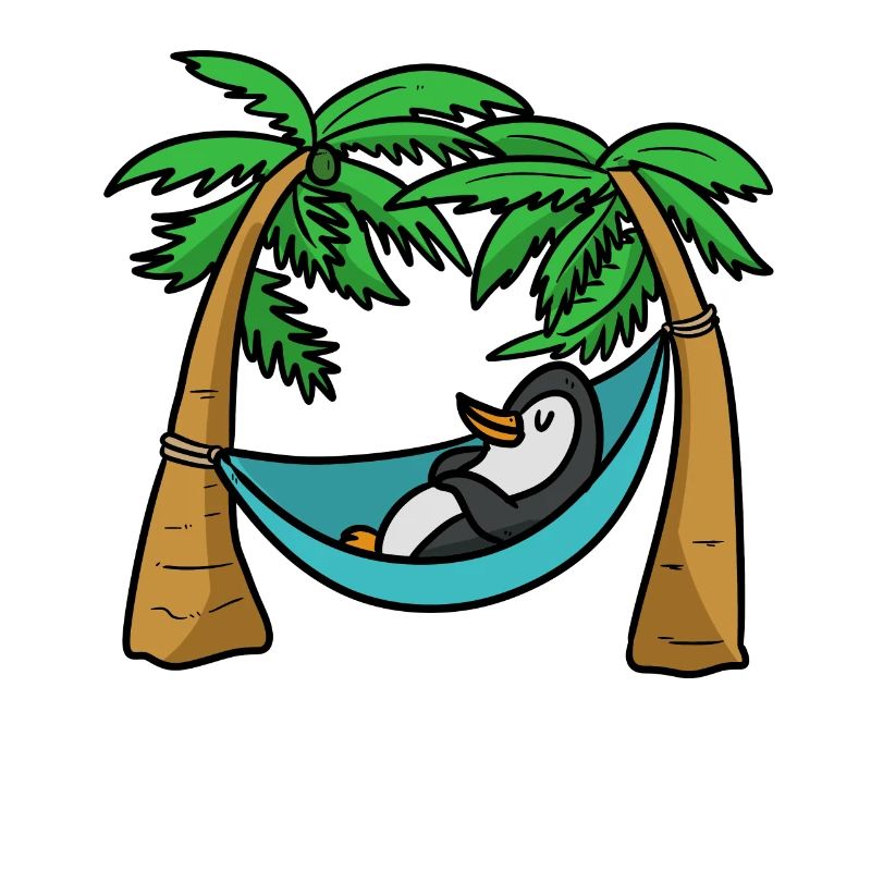 Penguin Chills Hammock Vacation