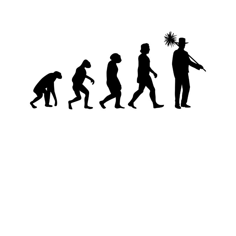 Schornsteinfeger Evolution Schornstein Kaminfeger