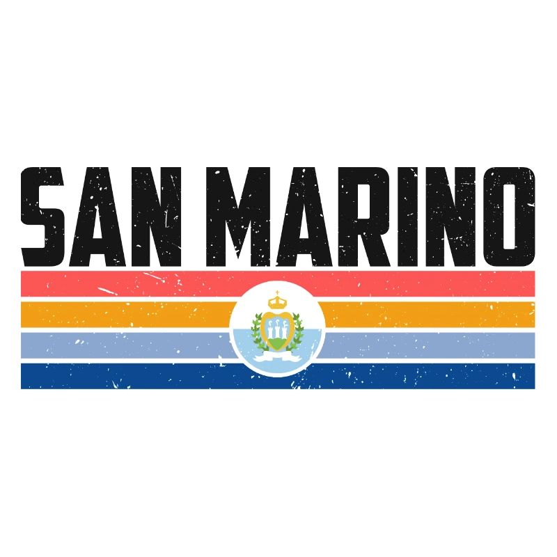 Graphique du drapeau de Saint-Marin