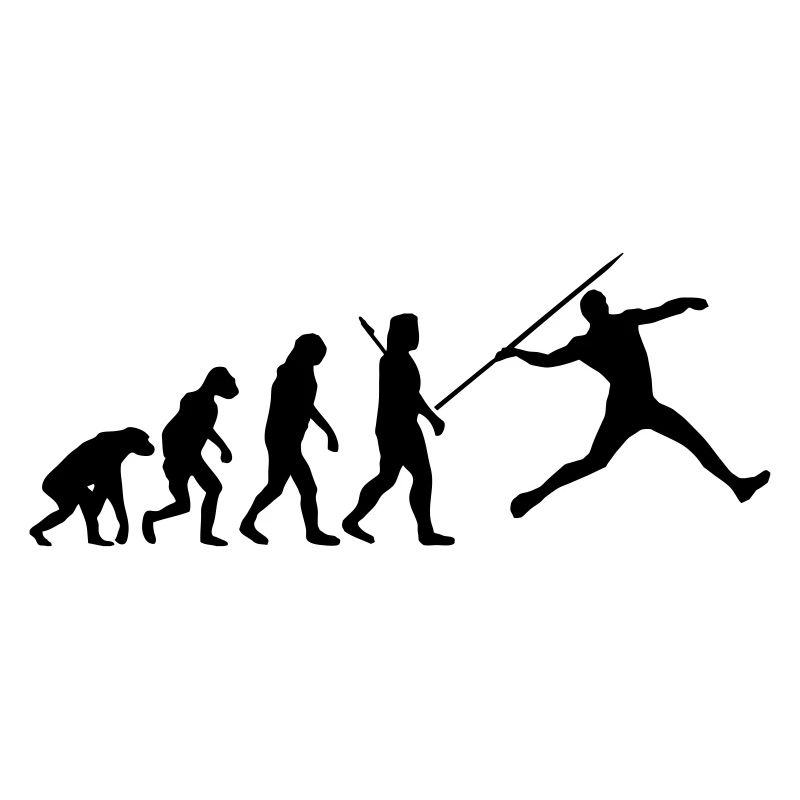 Evolution Javelin Throw - Javelin Thrower - Athletics