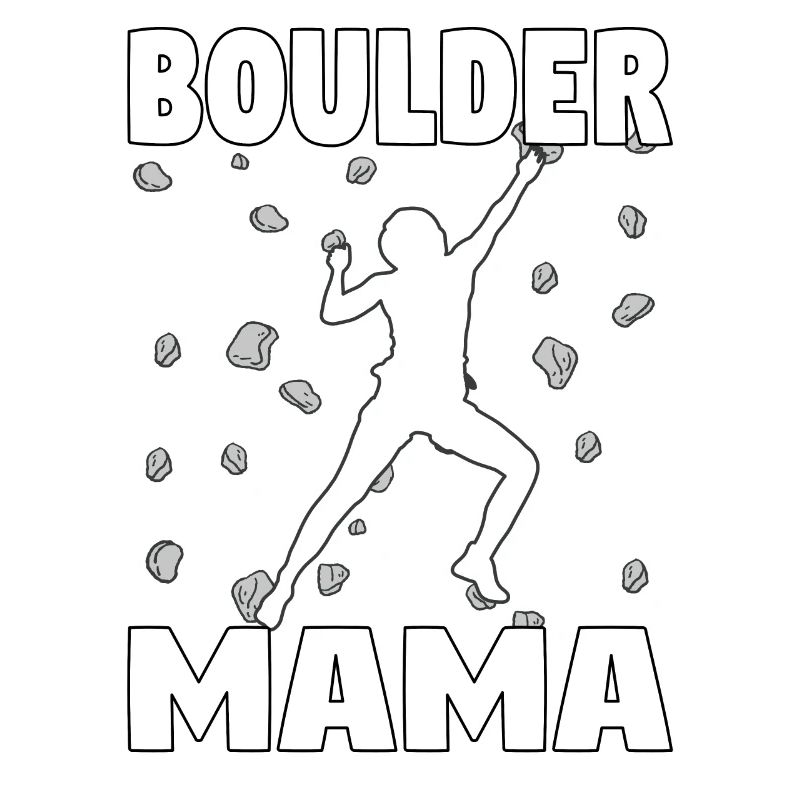 Bouldern Mama Boulder Mutti Boulderer Muttertag