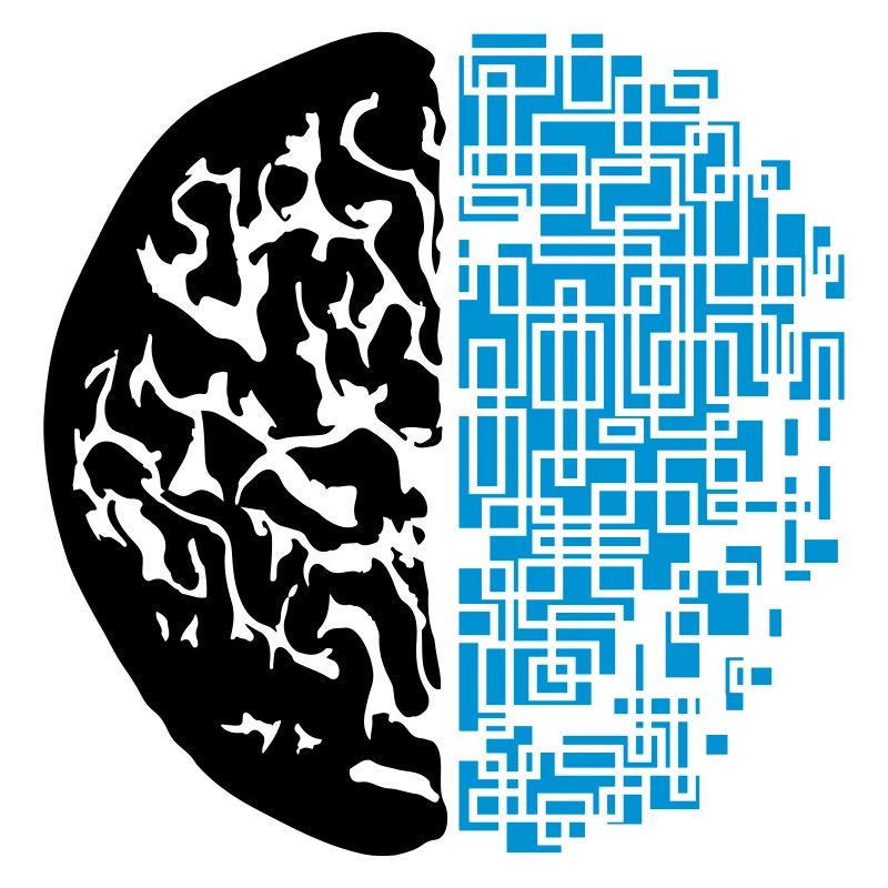 conception noir digital android synthétique robot