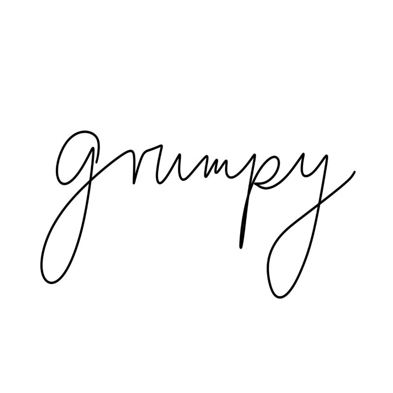 grumpy grummelig launisch Geschenk