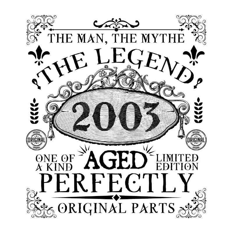 2003 | Die Legende seit 2003 Geburtstag