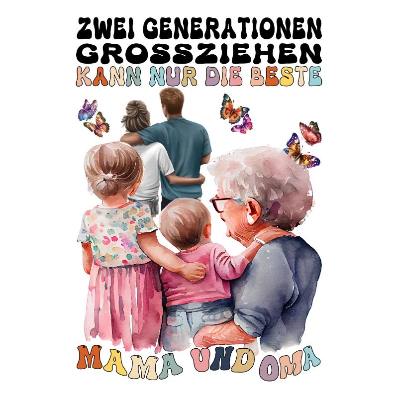 Mutter Mama Oma T-Shirt Geschenk Geburtstagsshirt