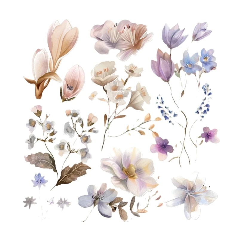 Délicates fleurs printanières