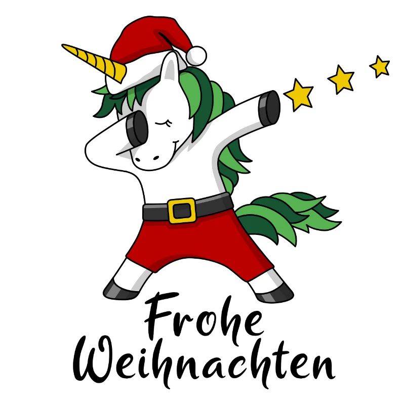Frohe Weihnachten Einhorn Christmas Geschenk