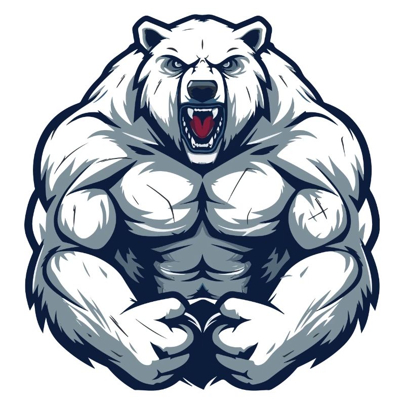 Polar Bear Comic Workout