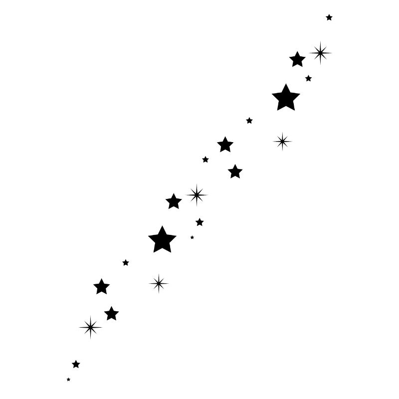 Black Star Shooting Star