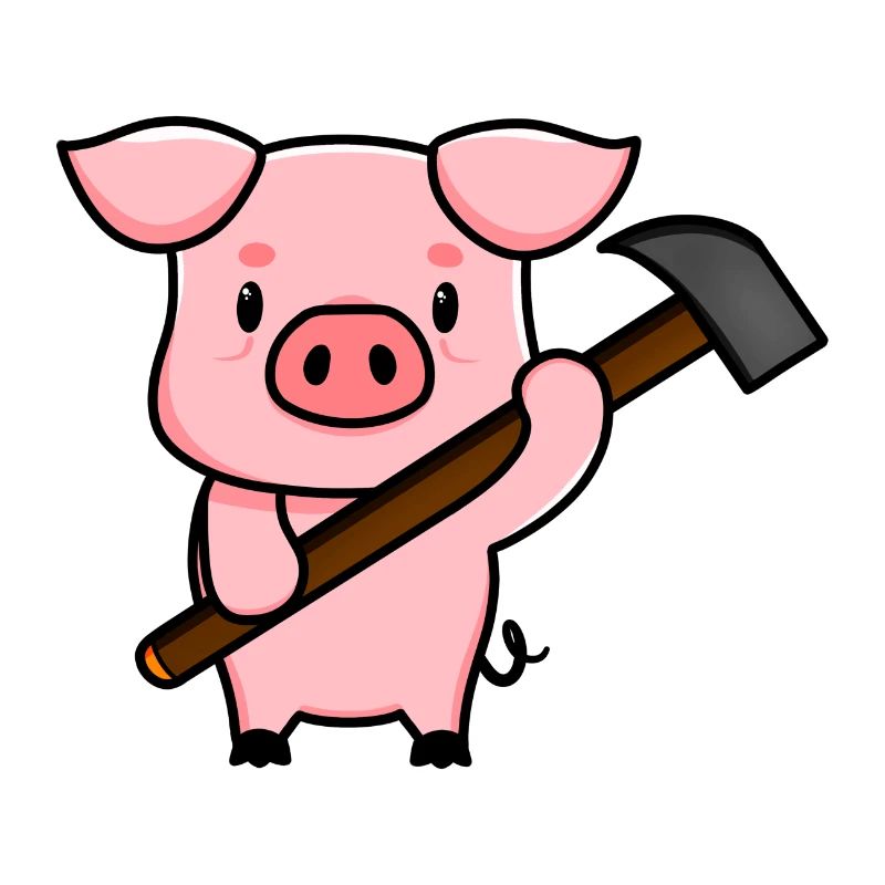 PIG WORKER EMPLOYEE COLLEAGUE WORK