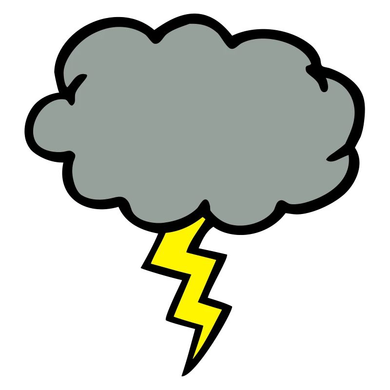 Sturmwolke Gewitterwolke Blitz Blitz