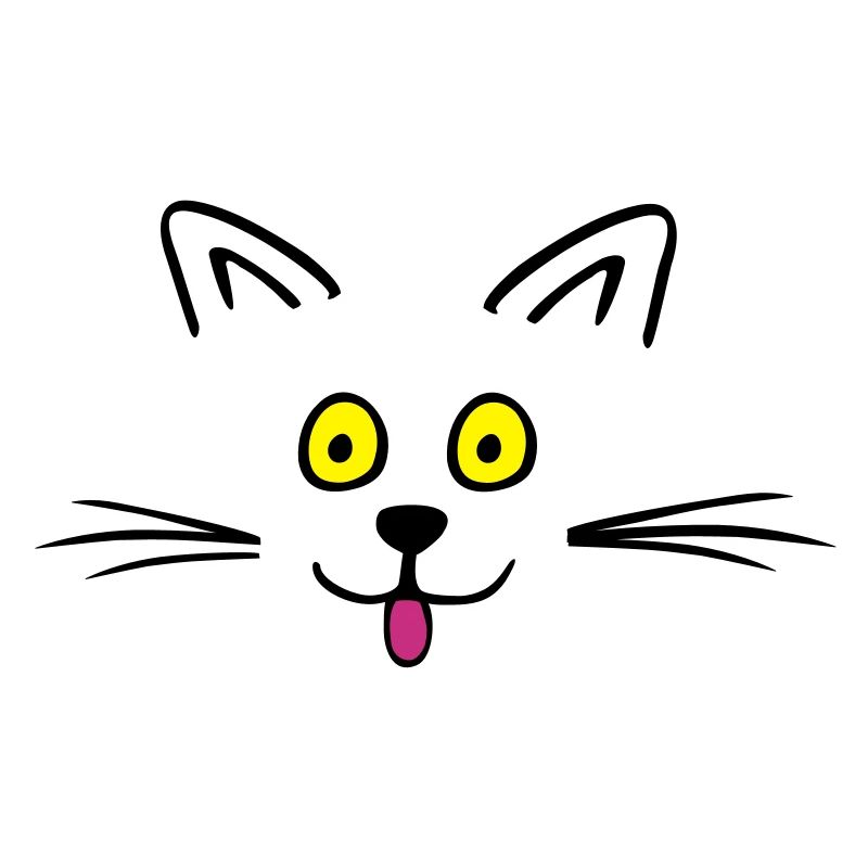 Funny cute cat