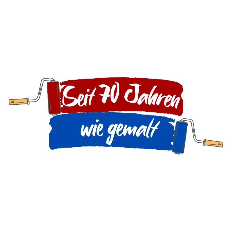 Pour 70 ans comme peint - 70e anniversaire