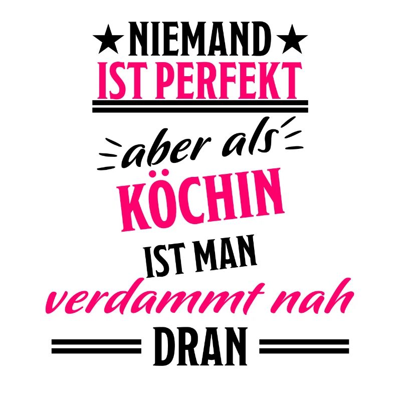 Köchin Lustiger Spruch Kochen Küche Beruf Geschenk