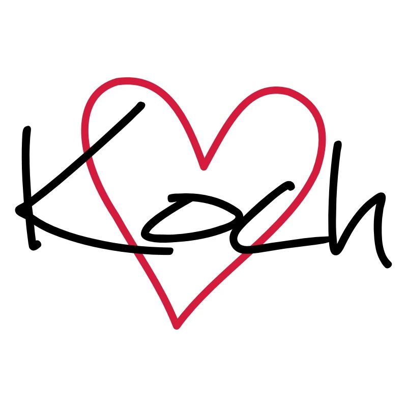 Koch Herz Hobbykoch Küche Geschenkidee