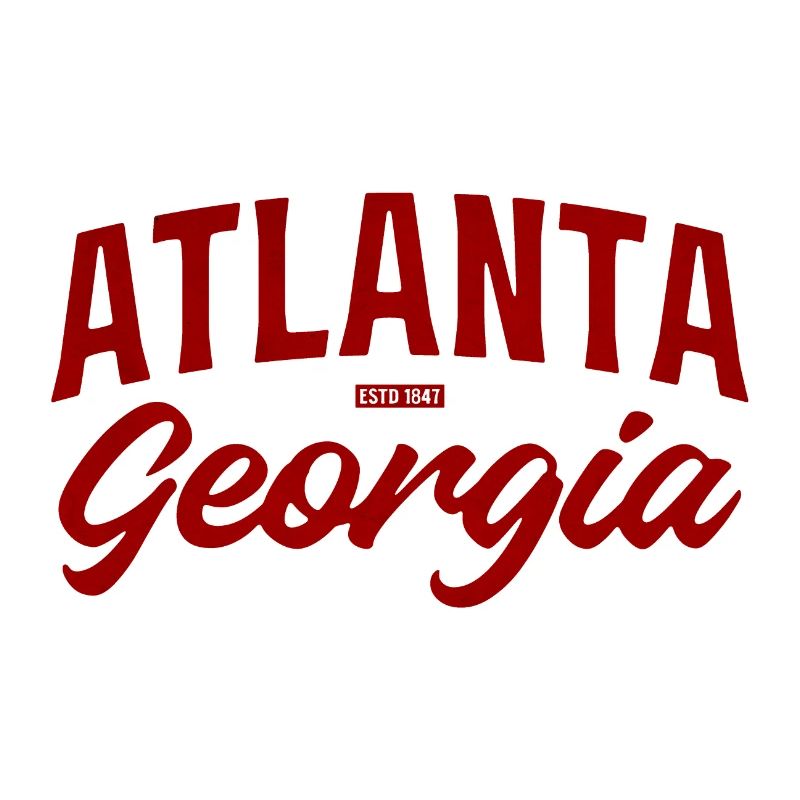 Atlanta Georgia Vintage Script