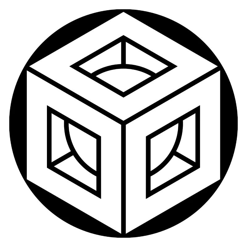 Design du crop circle cube de Metatron
