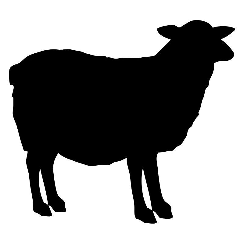 Silhouette de mouton