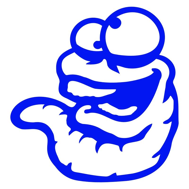 Worm Laughing Crazy Squinting Silly Stupid