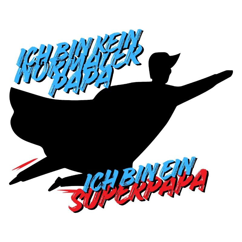 Ich bin ein Superpapa – Hero Dad Design