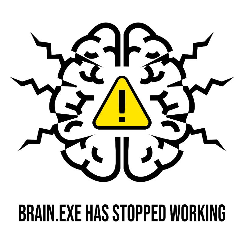BRAIN.EXE HAS STOPPED WORKING - Panne Cérébrale NO