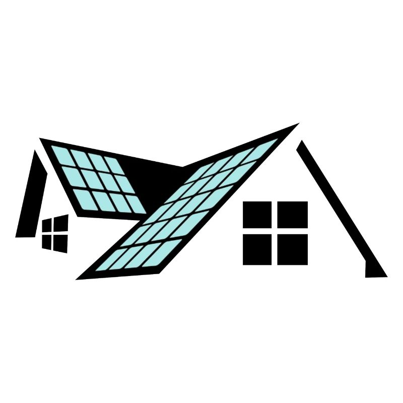 House with solar panels
