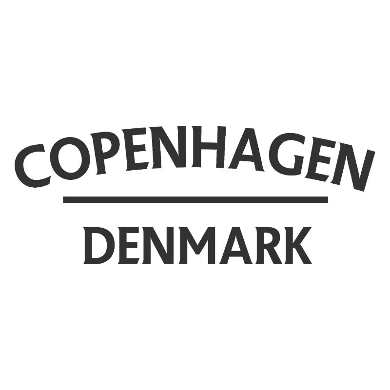 Copenhague – Danemark Textdesign