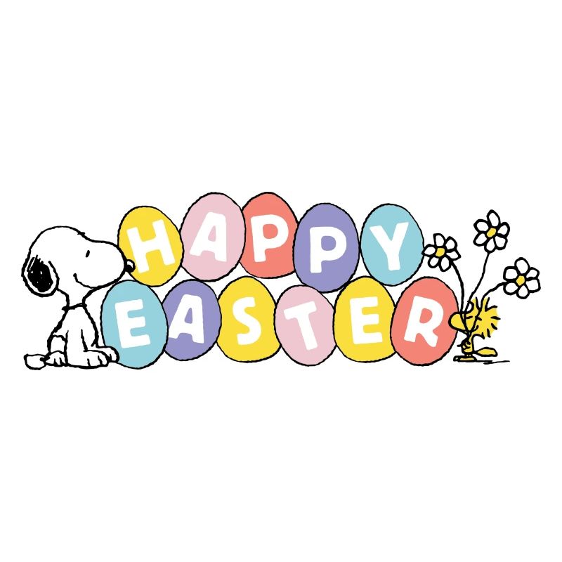 Peanuts Snoopy Happy Easter Ostern