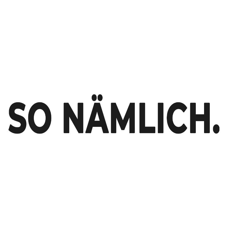 THAT'S HOW IT IS. – Minimalist statement design
