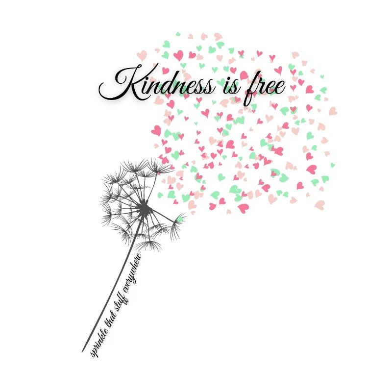 Spread kindness, like confetti
