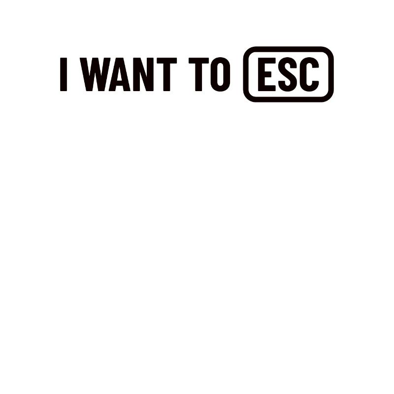 I want to ESC - Computer Scientist, Developer Gift