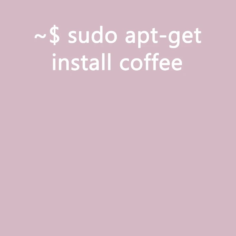 Sysadmin Linux sudo apt-get installer coffee