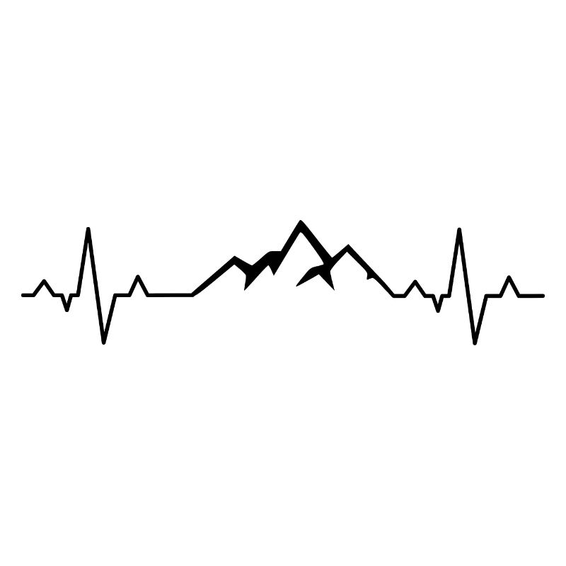 ECG mountains I love mountains