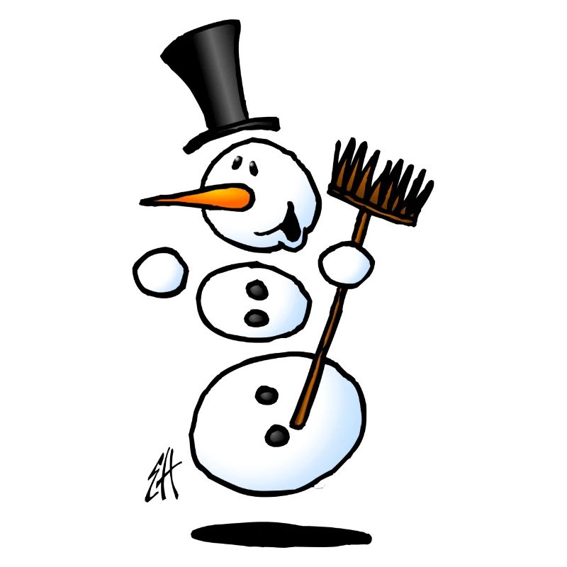 Dancing snowman